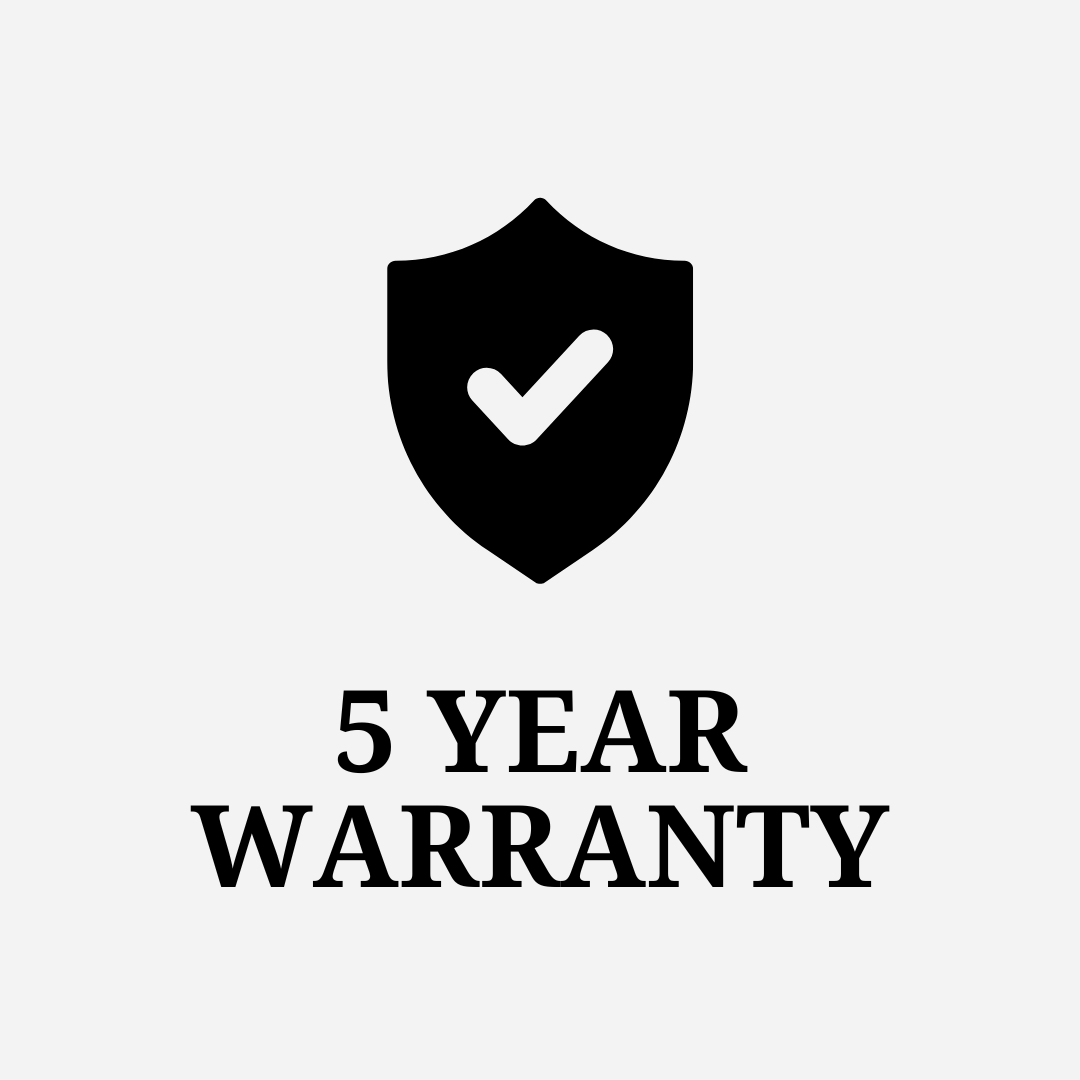 5-Year Warranty