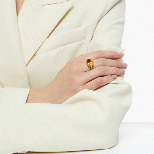 GSTAAD RING 2.0 CITRINE