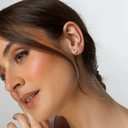 PENDIENTES THREE LEAFS