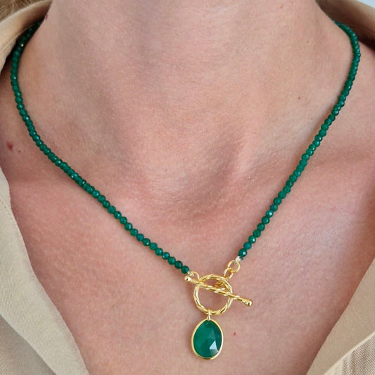 KAI GREEN ONYX NECKLACE