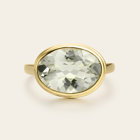 GRAZ GREEN AMETHYST RING