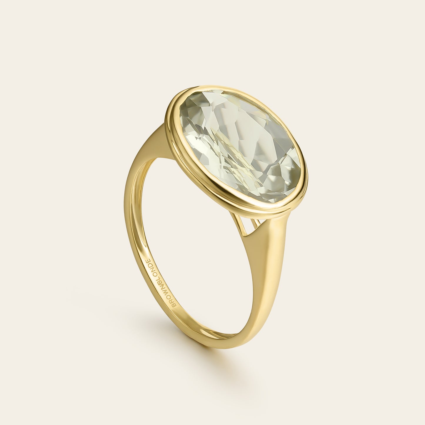 GRAZ GREEN AMETHYST RING