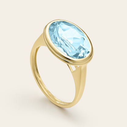 GRAZ BLUE TOPAZ RING