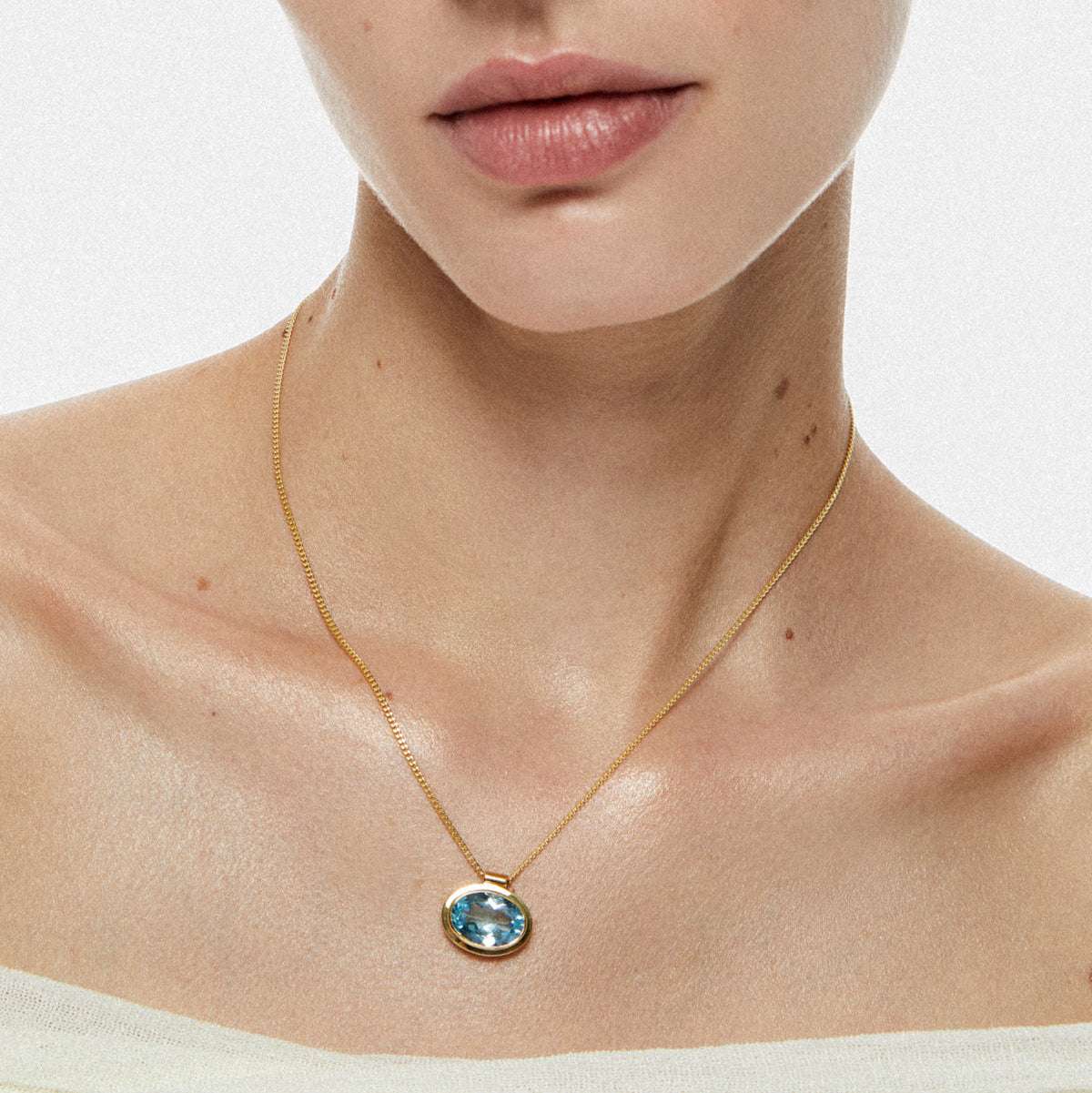 COLGANTE TIROL TOPACIO AZUL