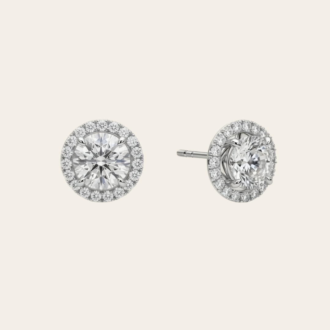 MOON MODULAR EARRINGS 1CT