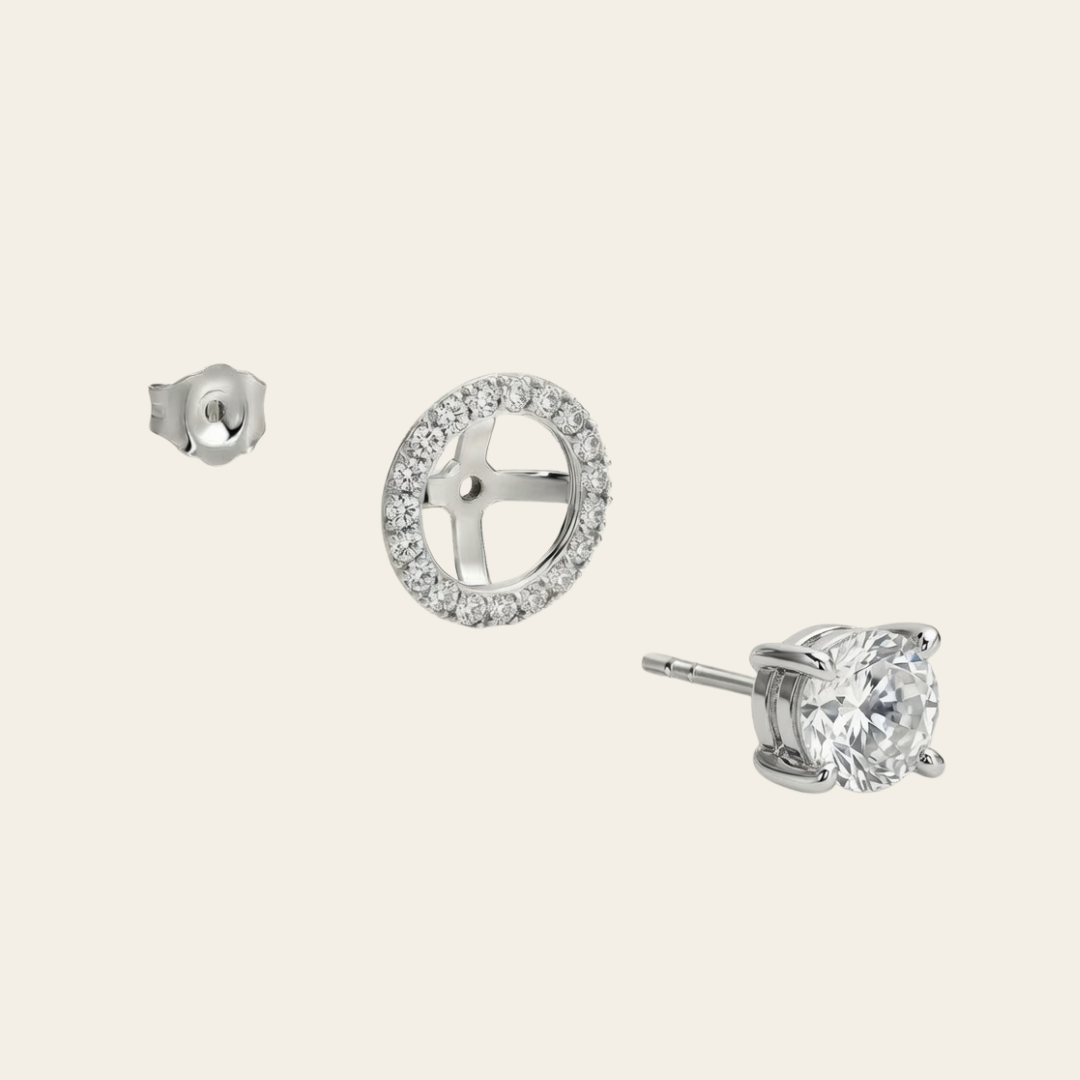 MOON MODULAR EARRINGS 1CT
