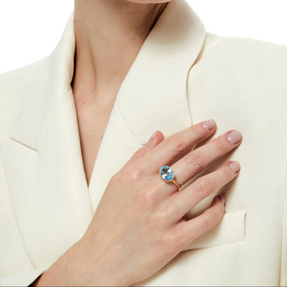 ANILLO GSTAAD 2.0 BLUE TOPAZ