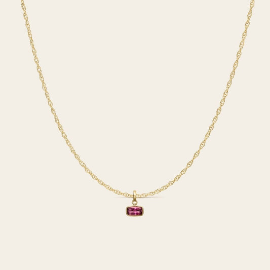 FORMENTERA PENDANT WITH PINK TOURMALINE