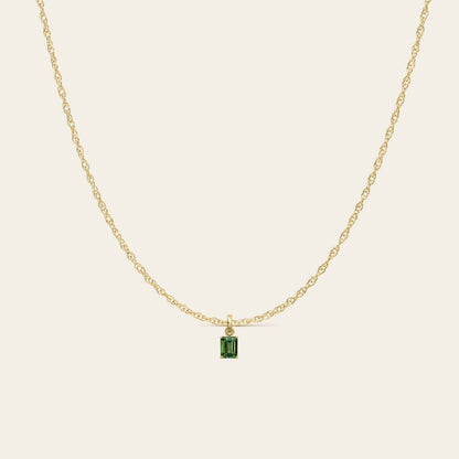 COLGANTE IBIZA CON TURMALINA VERDELITA