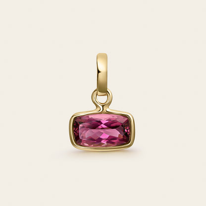 COLGANTE FORMENTERA CON TURMALINA ROSA
