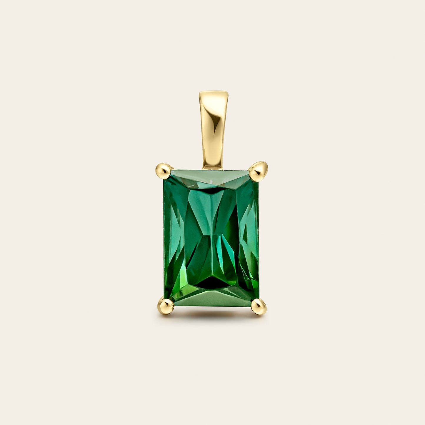 COLGANTE MALLORCA CON TURMALINA VERDE