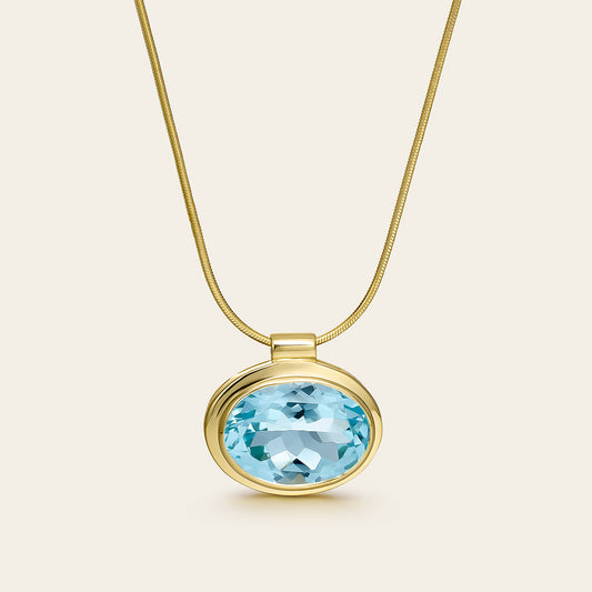 TIROL BLUE TOPAZ NECKLACE