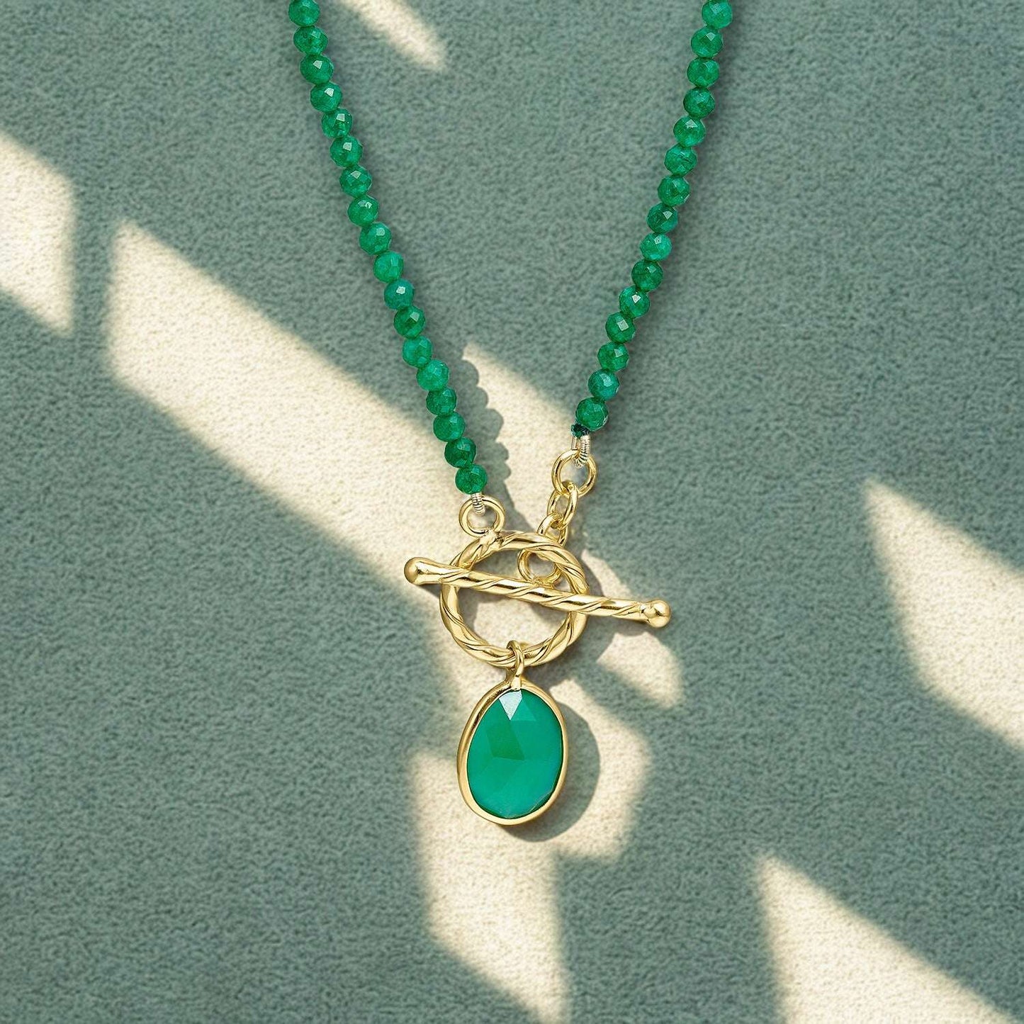 COLGANTE KAI GREEN ONYX