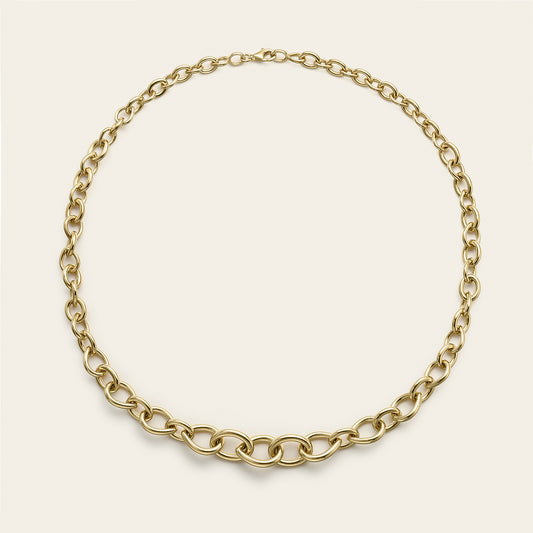 OVAL LINK NECKLACE