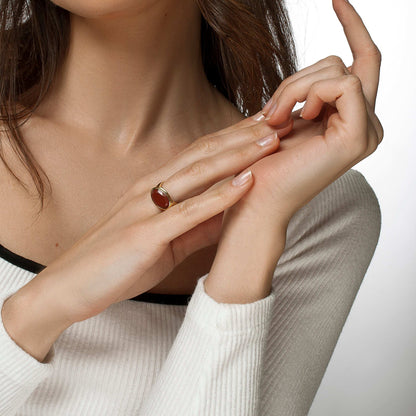 ANILLO GRAZ CARMESÍ