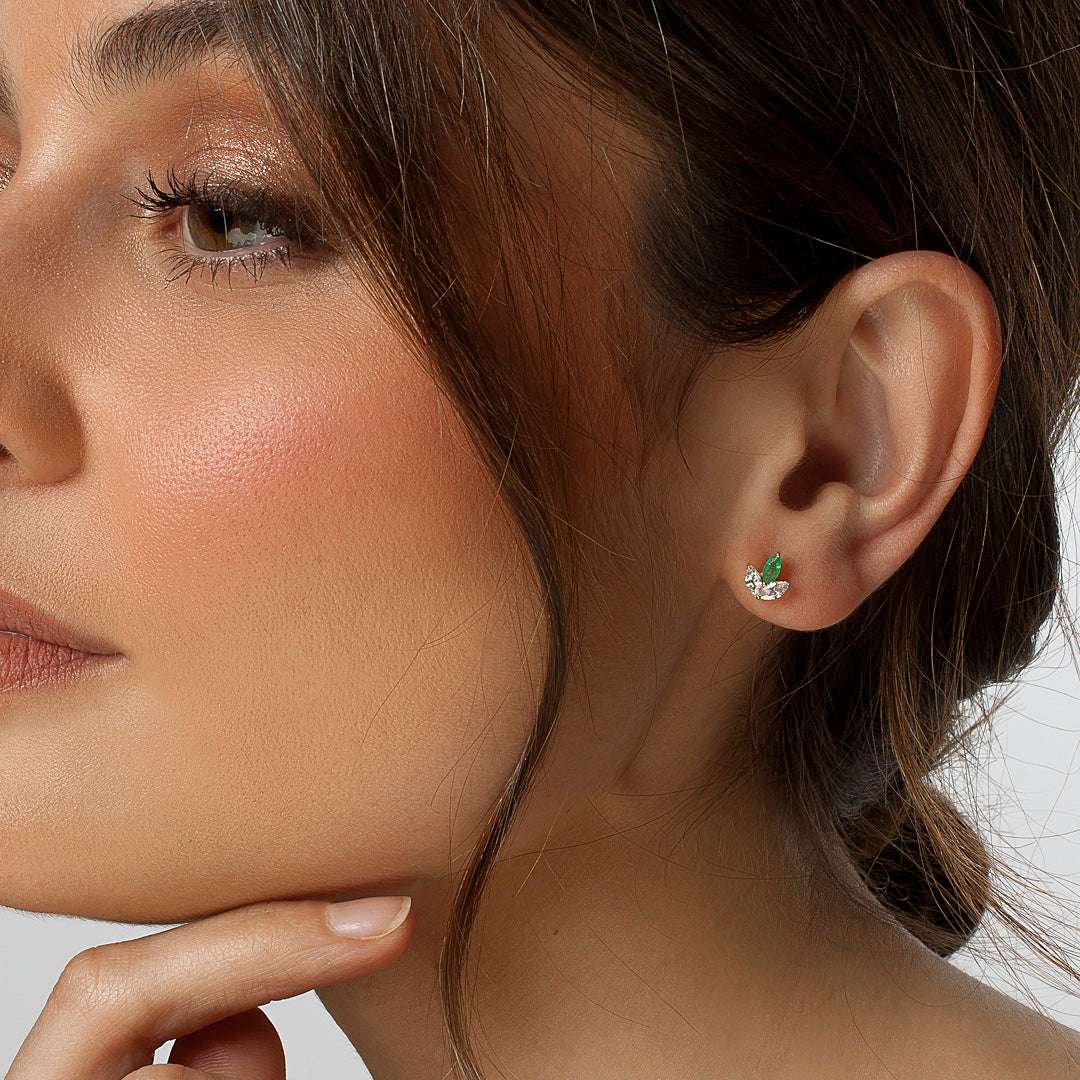 PENDIENTES THREE LEAFS