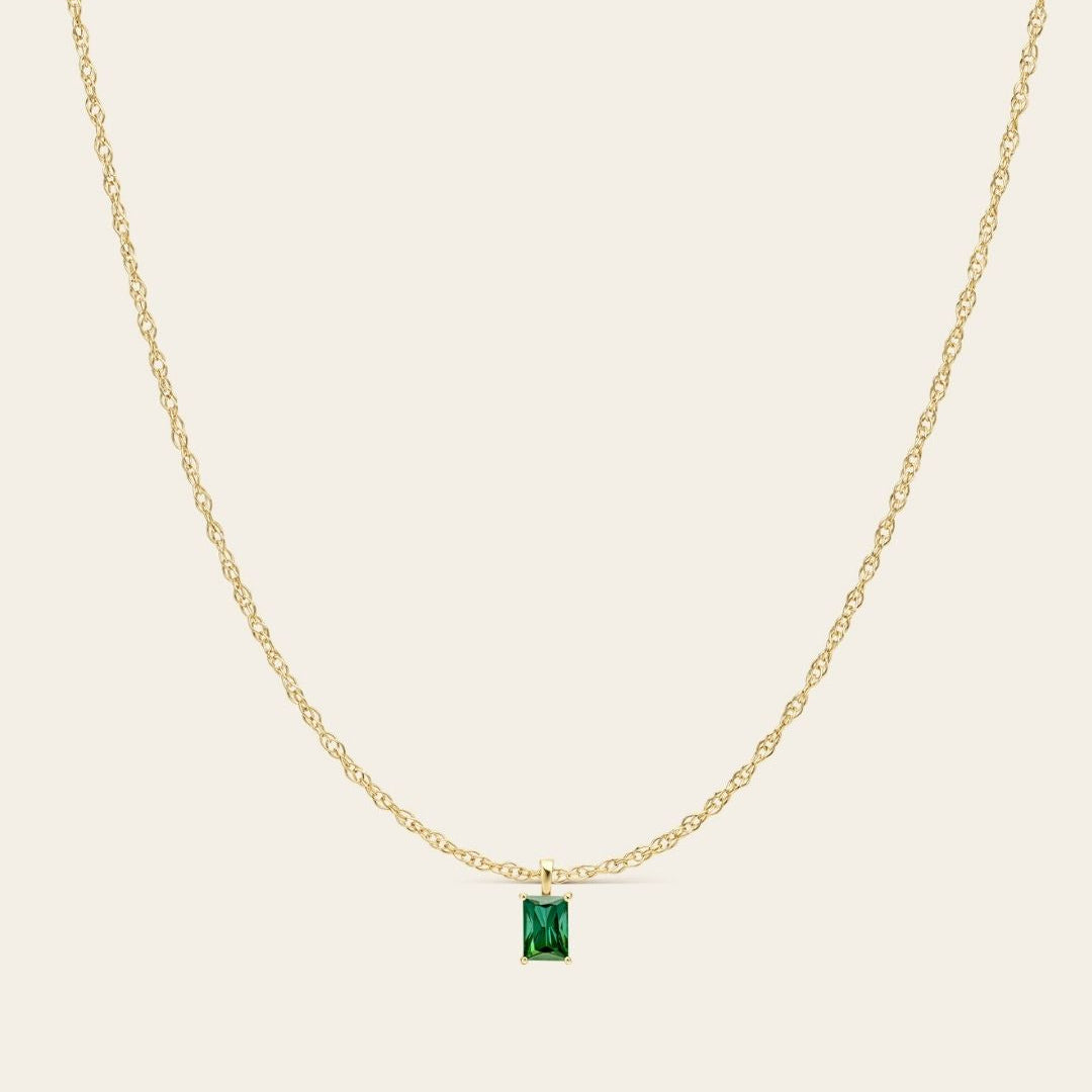 COLGANTE MALLORCA CON TURMALINA VERDE