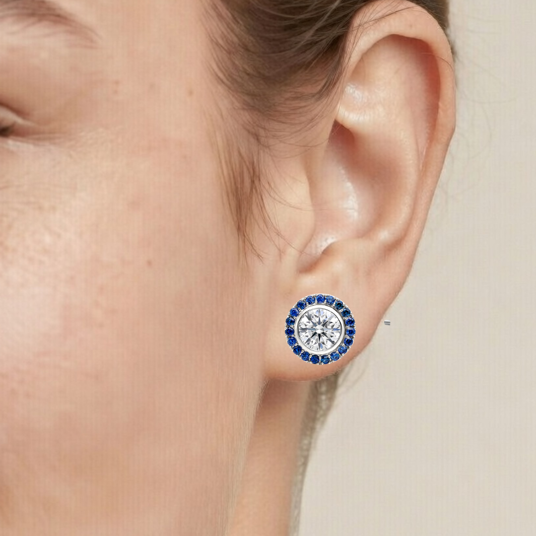 MOON MODULAR EARRINGS 2CT