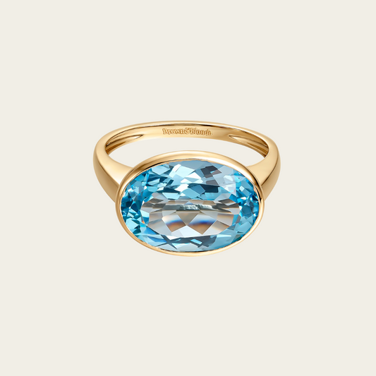 GSTAAD RING 2.0 BLUE TOPAZ