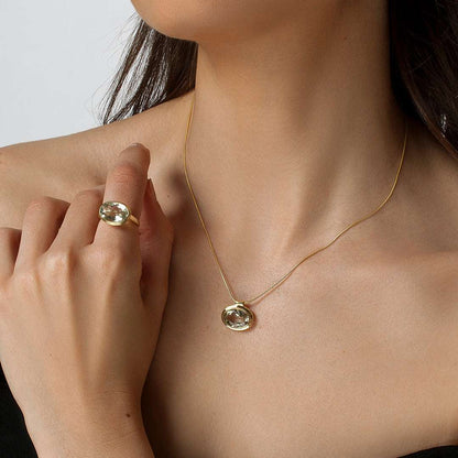 ANILLO GRAZ AMATISTA VERDE