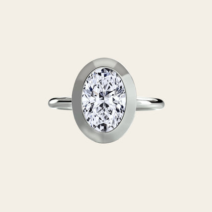 VELORA RING, THE BEZEL SOLITARIRE