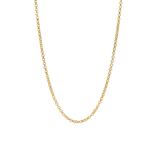 24KT GOLD PLATED STERLING SILVER CHAIN