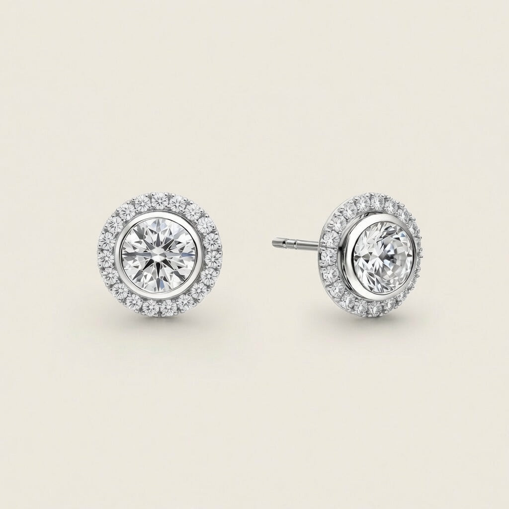 MOON MODULAR EARRINGS 2CT